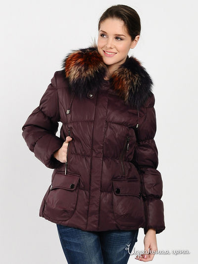 Пуховик Geldeen Fox, цвет цвет сливовый