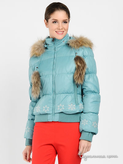 Пуховик Geldeen Fox, цвет цвет дымчато-бирюзовый