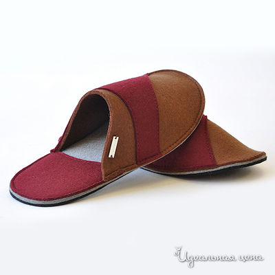 Тапки Feltimo, цвет цвет коричневый / бордовый