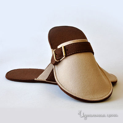 Тапки Feltimo, цвет цвет молочный / коричневый