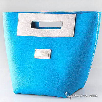 Сумка-корзинка Feltimo, цвет цвет бирюзовый / молочный