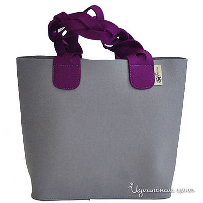 Сумка-корзинка Feltimo, цвет цвет серый / фиолетовый