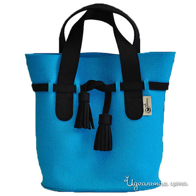 Сумка-корзинка Feltimo, цвет цвет бирюзовый / черный