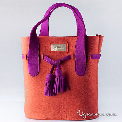 Сумка-корзинка Feltimo, цвет цвет терракотовый / фиолетовый