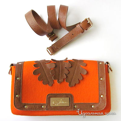 Клатч Feltimo, цвет цвет оранжевый / коричневый