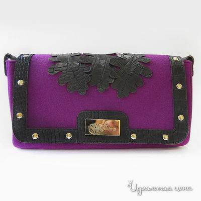 Клатч Feltimo, цвет цвет фиолетовый / коричневый