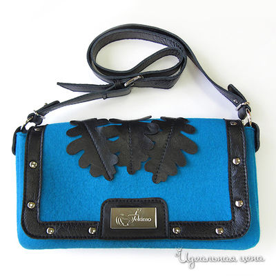 Клатч Feltimo, цвет цвет бирюзовый / черный