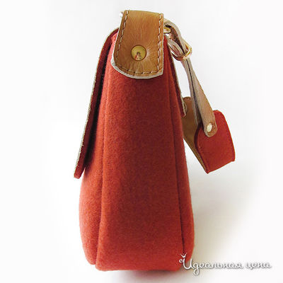 Клатч Feltimo, цвет цвет терракотовый / коричневый