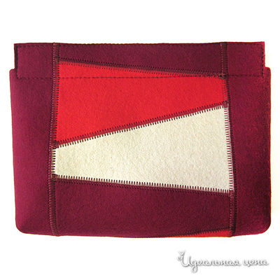 Клатч Feltimo, цвет цвет бордово-красный / молочный