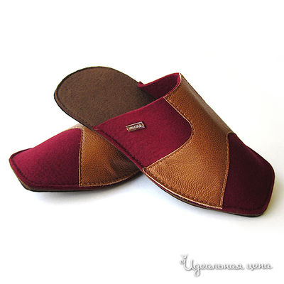 Тапки Feltimo, цвет цвет бордовый / коричневый