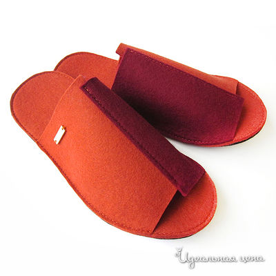 Тапки Feltimo, цвет цвет терракотовый / бордовый
