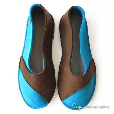 Тапки Feltimo, цвет цвет бирюзовый / коричневый