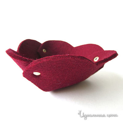 Конфетница Feltimo, цвет цвет бордовый