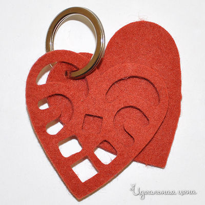 Брелок Feltimo, цвет цвет терракотовый