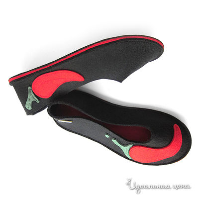 Лодочки Feltimo, цвет цвет черный / красный