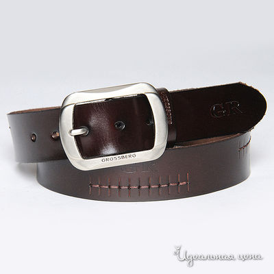Ремень Grossberg, цвет цвет темно-коричневый