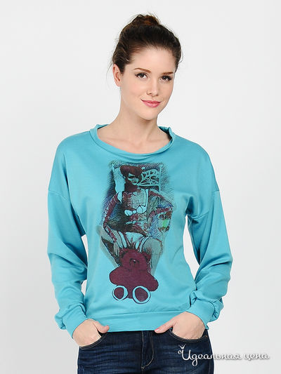 Джемпер Artbolka.Ru, цвет цвет голубой