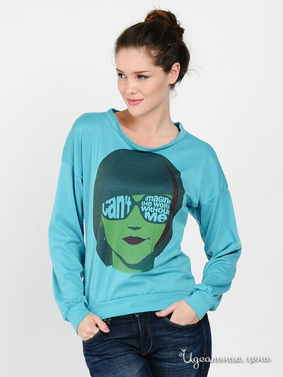 Джемпер Artbolka.Ru, цвет цвет голубой