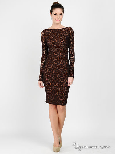 Платье Artbolka.Ru, цвет цвет шоколадный