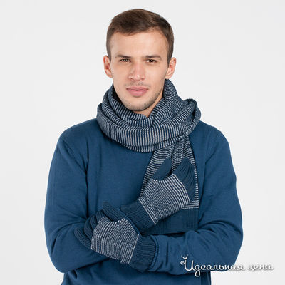 Перчатки Tom Tailor, цвет цвет синий