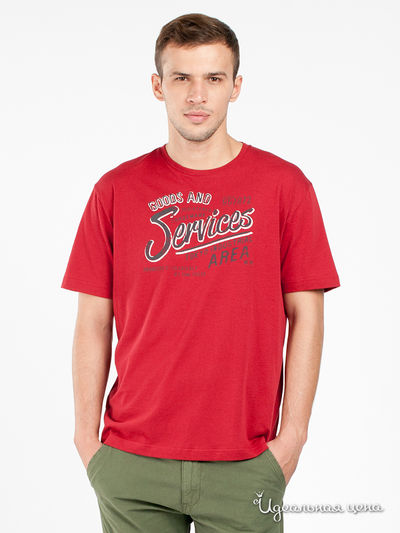 Футболка Tom Tailor, цвет цвет вишневый