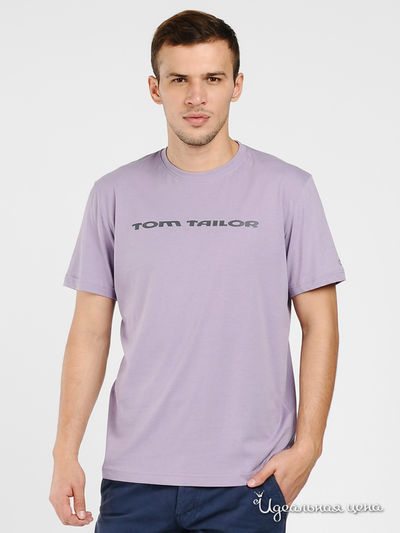 Футболка Tom Tailor, цвет цвет сиреневый