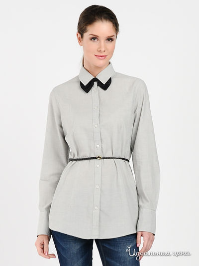 Рубашка Tom Tailor, цвет цвет серый