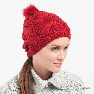 Шапка Tom Tailor, цвет цвет красный