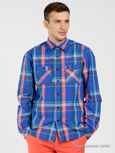 Рубашка Tom Tailor, цвет цвет синий