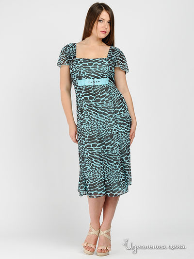 Платье PERSONAL CHOICE, цвет цвет голубой / черный