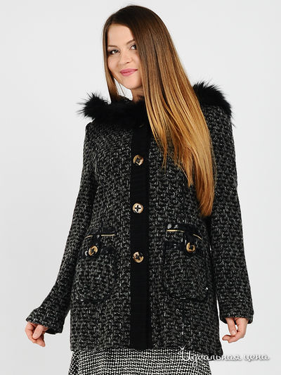 Пальто Gold, цвет цвет серый / черный