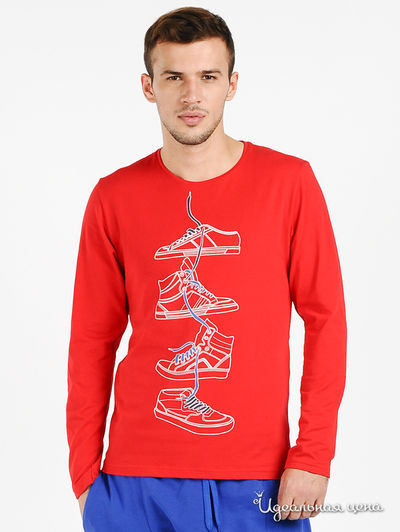 Лонгслив V_KING, цвет цвет красный