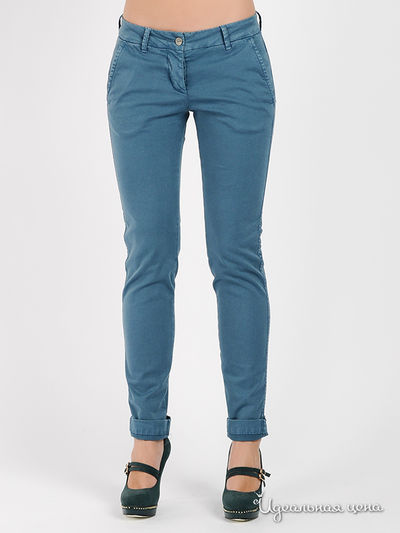 Брюки Think Chic, цвет цвет голубой