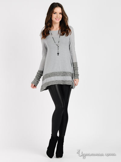 Туника Think Chic, цвет цвет светло-серый