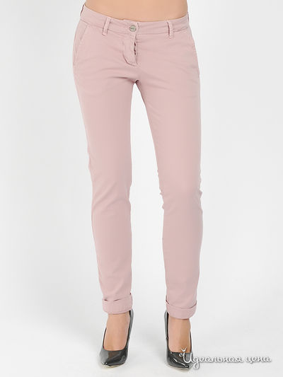 Брюки Think Chic, цвет цвет светло-розовый