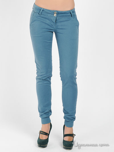 Брюки Think Chic, цвет цвет небесно-голубой