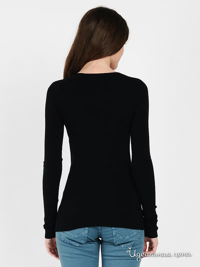 Пуловер Pois женский, цвет черный