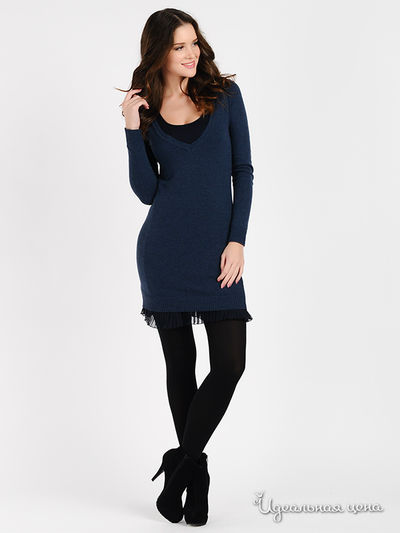 Платье Pois, цвет цвет сапфировый