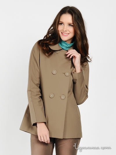 Плащ Pois, цвет цвет кофе с молоком