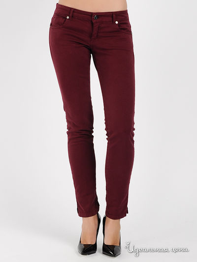 Джинсы Pois, цвет цвет бордовый