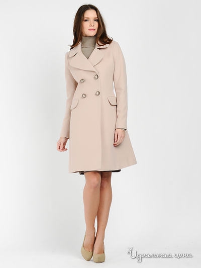 Пальто Pois, цвет цвет бежевый