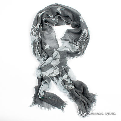 Палантин Fiona Fantozzi, цвет цвет серый