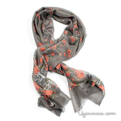 Палантин Laura Milano, цвет цвет серый