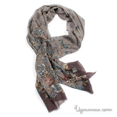 Палантин Laura Milano, цвет цвет серый / коричневый