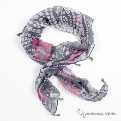 Палантин Laura Milano, цвет цвет серый / розовый