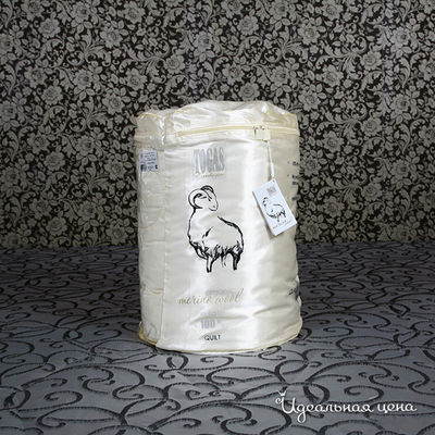 Одеяло из верблюжьей шерсти Togas, цвет белый, 140х200 см