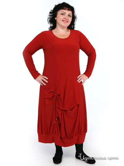 Платье Зар-Стиль, цвет цвет терракотовый