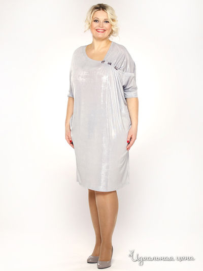 Платье Зар-Стиль, цвет цвет серебряный