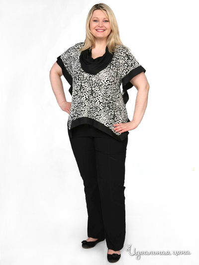 Блузон Зар-Стиль, цвет цвет черный / белый