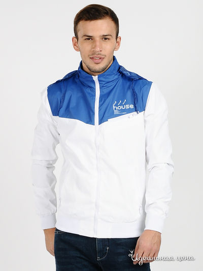 Ветровка House, цвет цвет белый / синий
